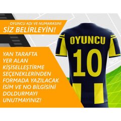 Kişiye Özel Futbol Forması - Sarı & Lacivert