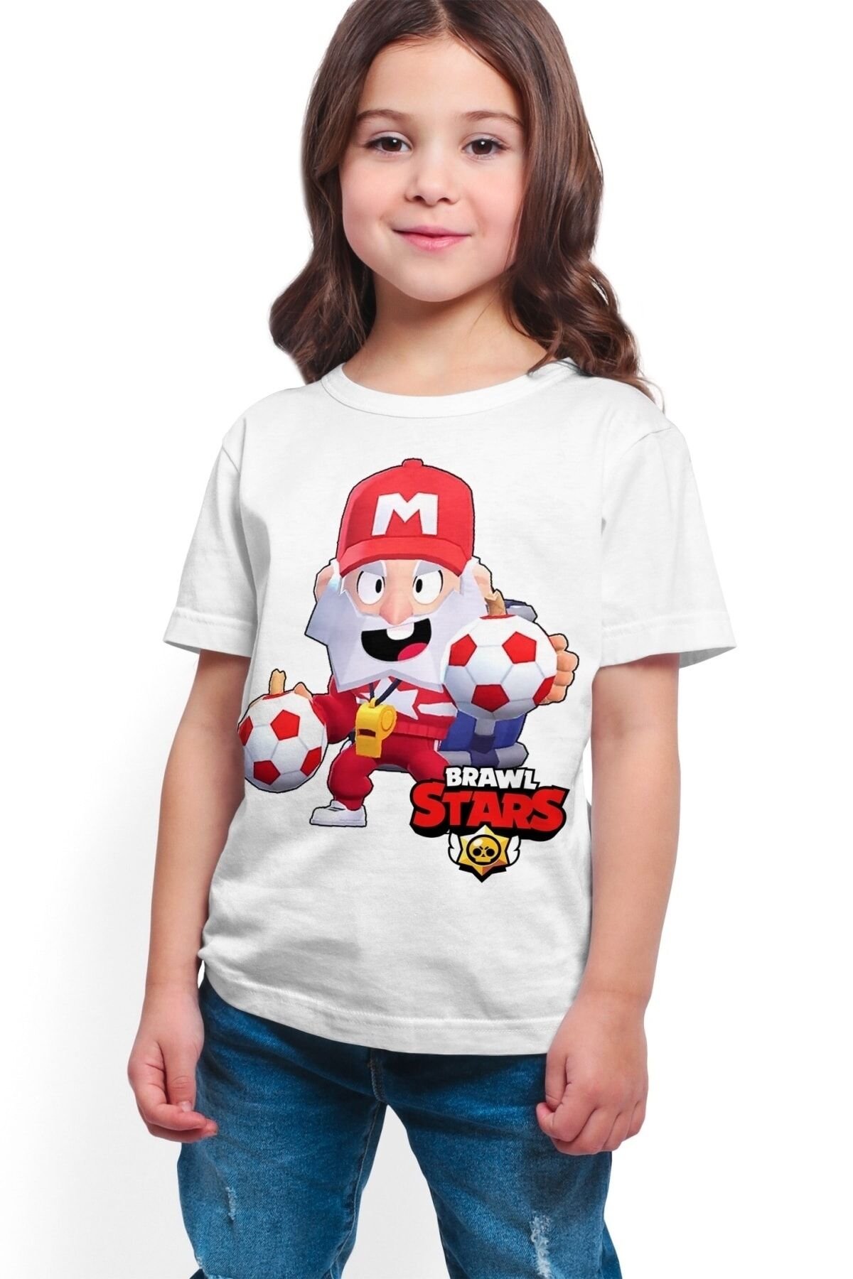 Brawl Stars - Dynamike - Dijital Baskılı Beyaz Unisex T-shirt K-04
