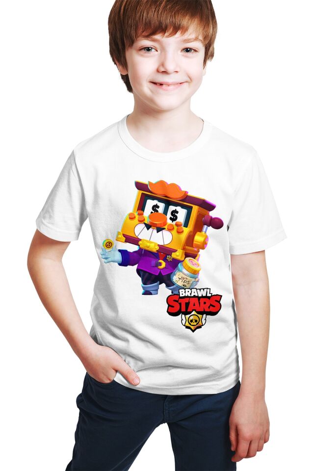 Brawl Stars - Griff Baskılı Beyaz Unisex T-shirt