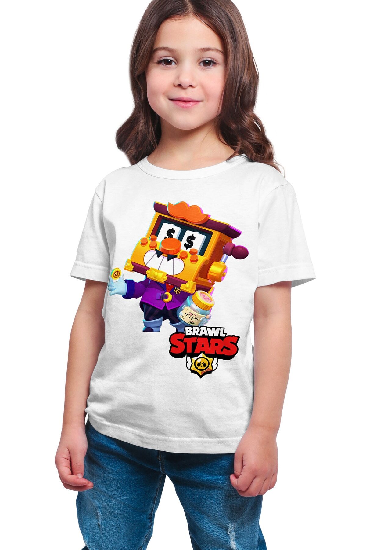 Brawl Stars - Griff Baskılı Beyaz Unisex T-shirt