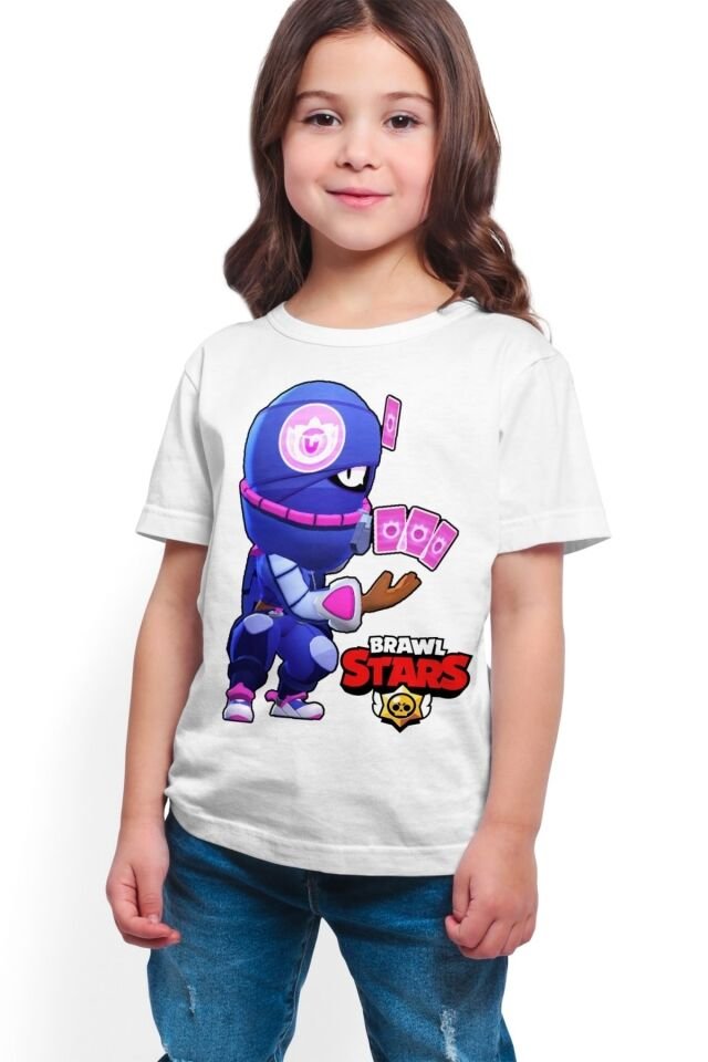 Brawl Stars - Tara - Dijital Baskılı Beyaz  T-shirt K-05