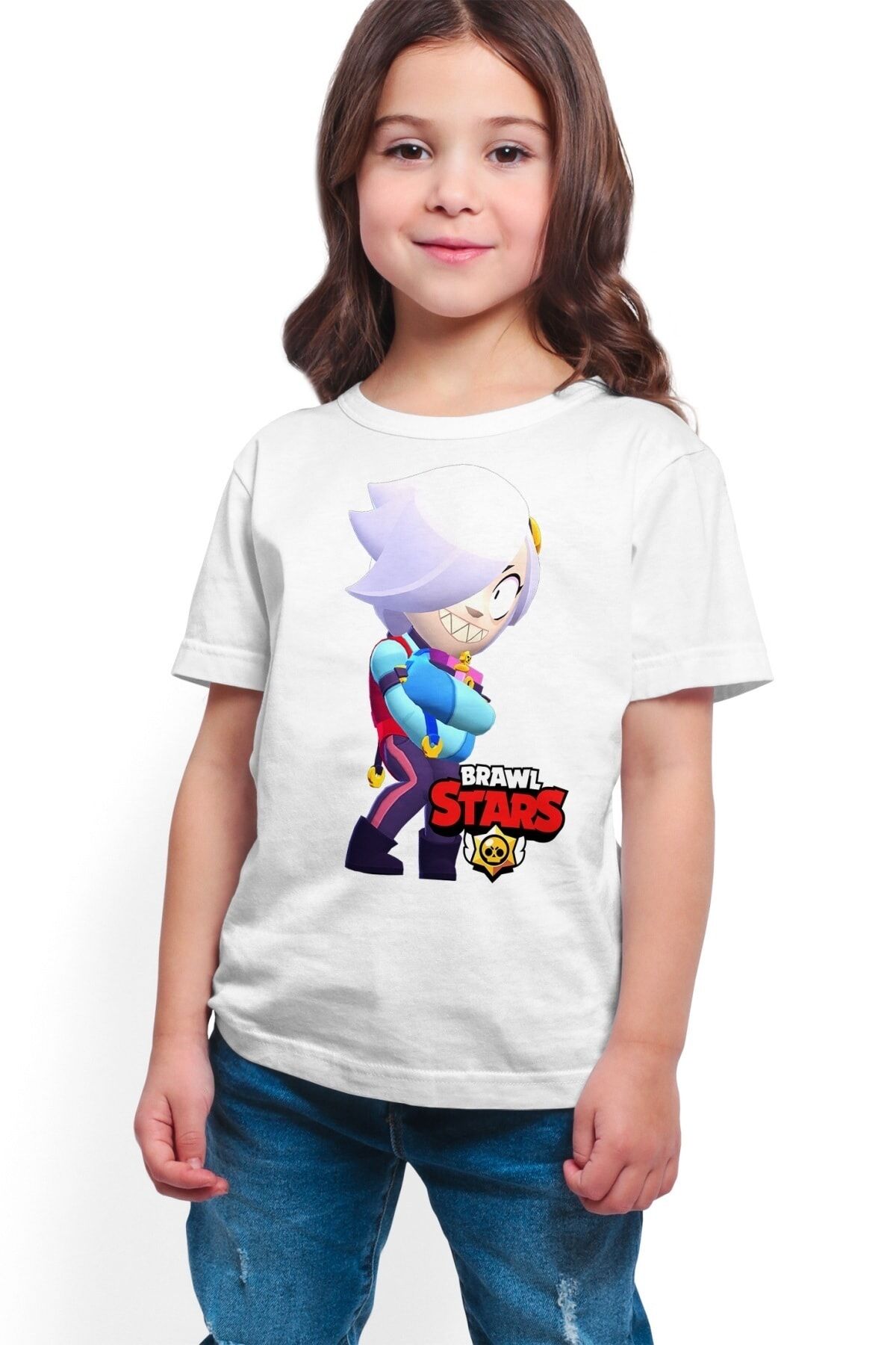 Brawl Stars - Colette - Dijital Baskılı Beyaz Unisex T-shirt K-05
