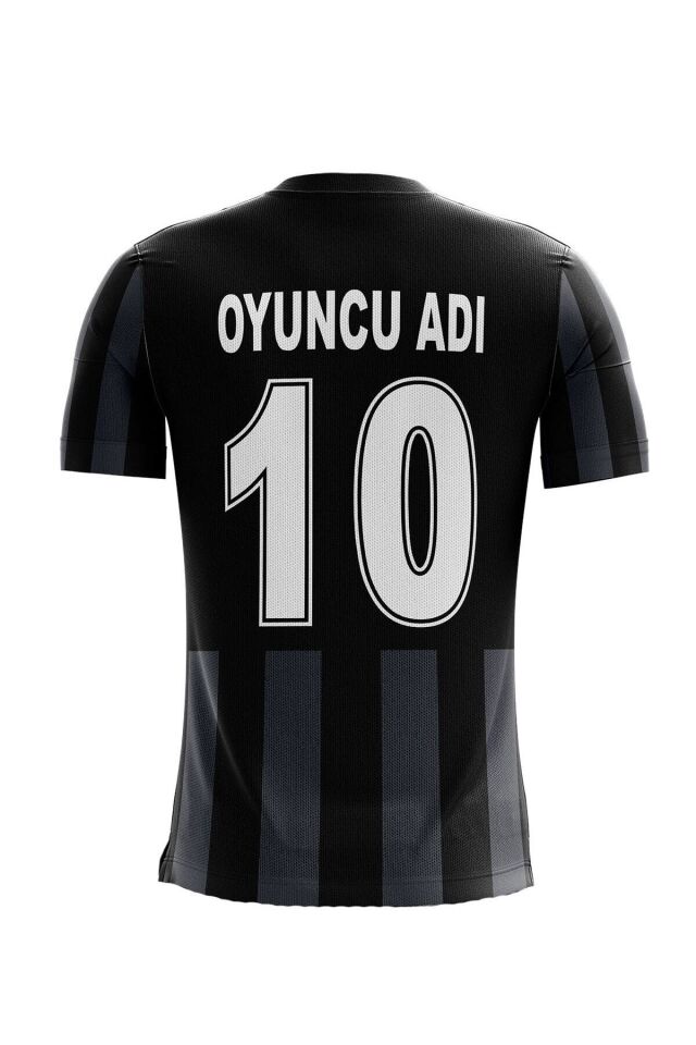 Futbol Forması Tek Üst Beyaz & Gri Model - Kişiye Özel Isim Ve Numara Yazılabilir, Dijital Baskı