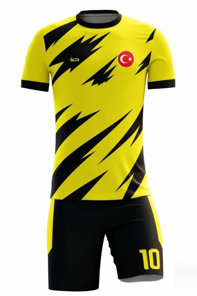 Futbol Forması Tek Üst Split Model - Kişiye Özel Isim Ve Numara Yazılabilir, Dijital Baskı Tasarım