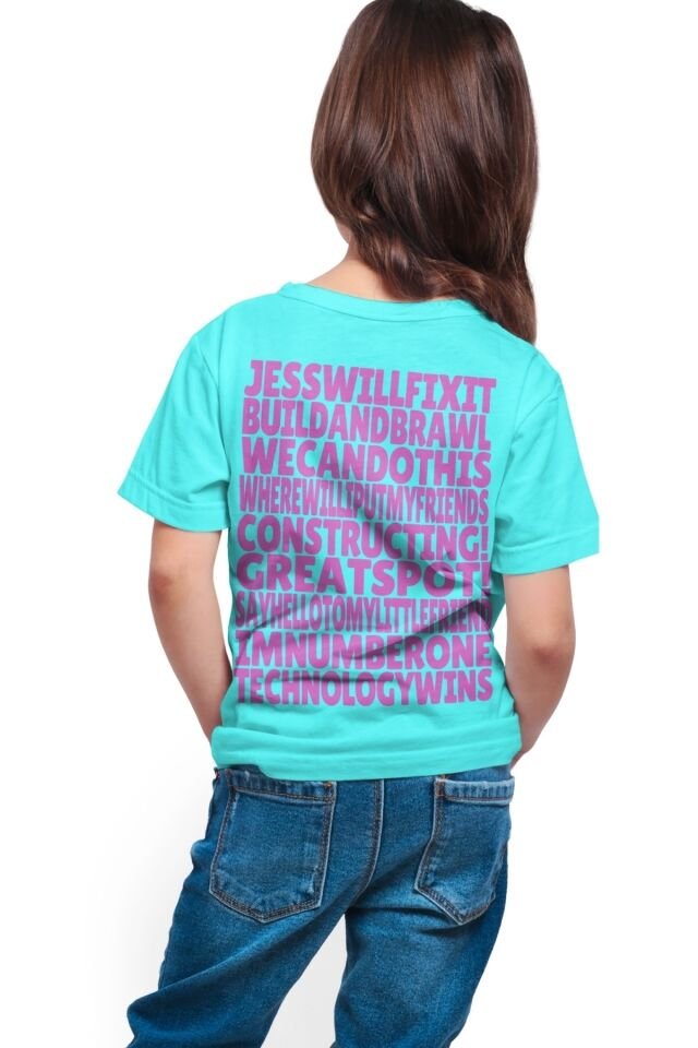 Kız Çocuk Mavi Brawl Stars Tshirt