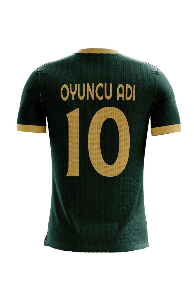 Kişiye Özel Futbol Forması Tek Üst Zümrüt Modeli