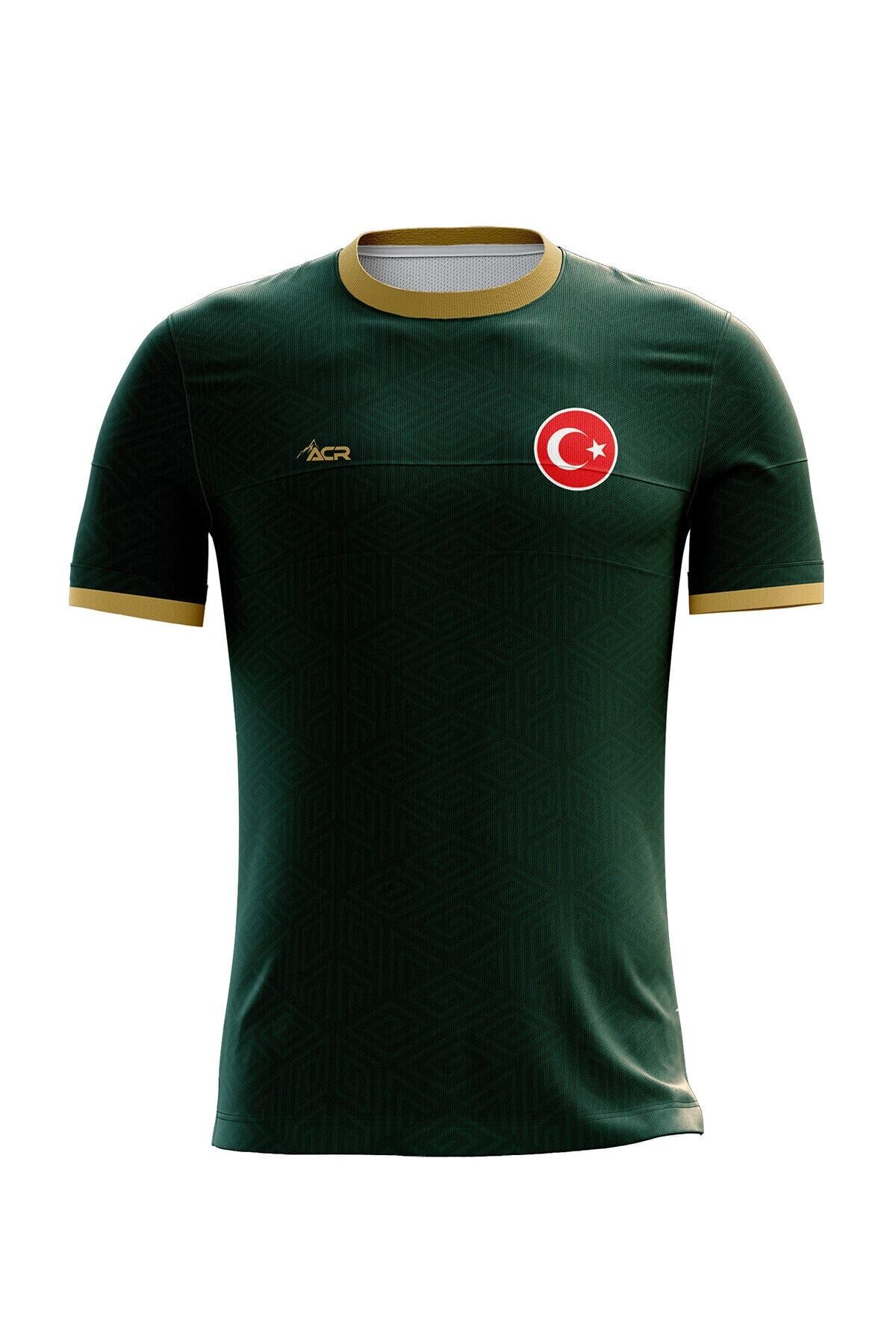 Kişiye Özel Futbol Forması Tek Üst Zümrüt Modeli