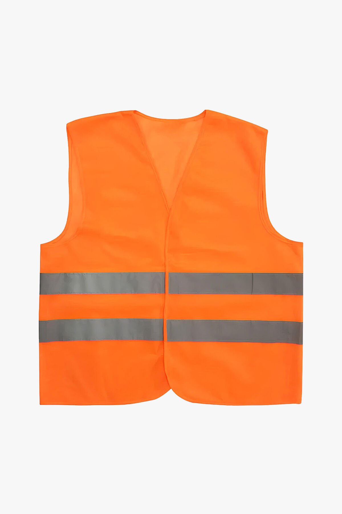 10'lu Reflektörlü Motosiklet Scooter Turuncu İkaz Yeleği – Gece Görünürlüğü Artırıcı Güvenlik Yeleği