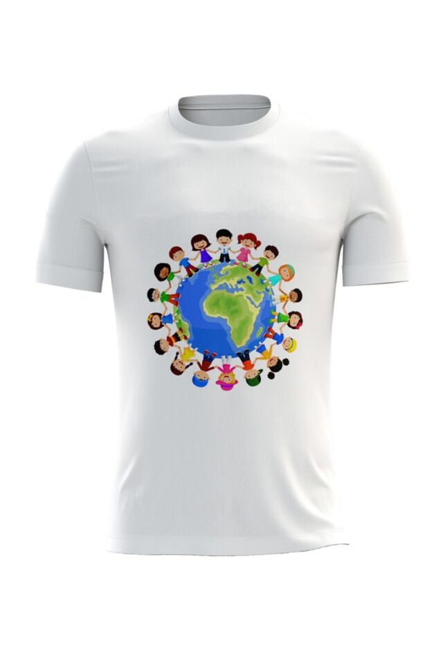 23 Nisan Çocuk Bayramı Temalı Beyaz Kappa Tişört - 03