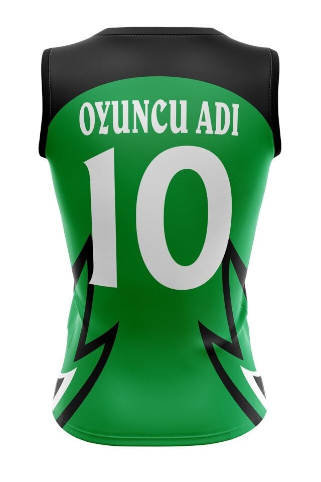 Voleybol Forması Model 715 - Kişiye Özel Isim Ve Numara Yazılabilir, Dijital Baskı Tasarım Tek Üst