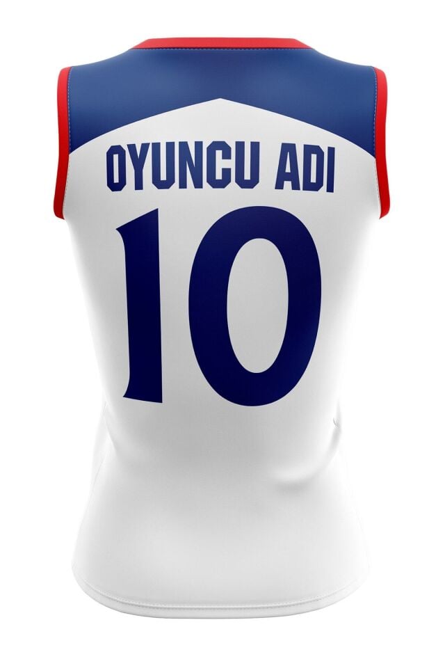 Voleybol Forması Model 716 - Kişiye Özel Isim Ve Numara Yazılabilir, Dijital Baskı Tasarım Tek Üst