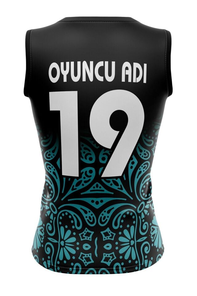 Voleybol Forması Model 720 - Kişiye Özel Isim Ve Numara Yazılabilir, Dijital Baskı Tasarım Tek Üst