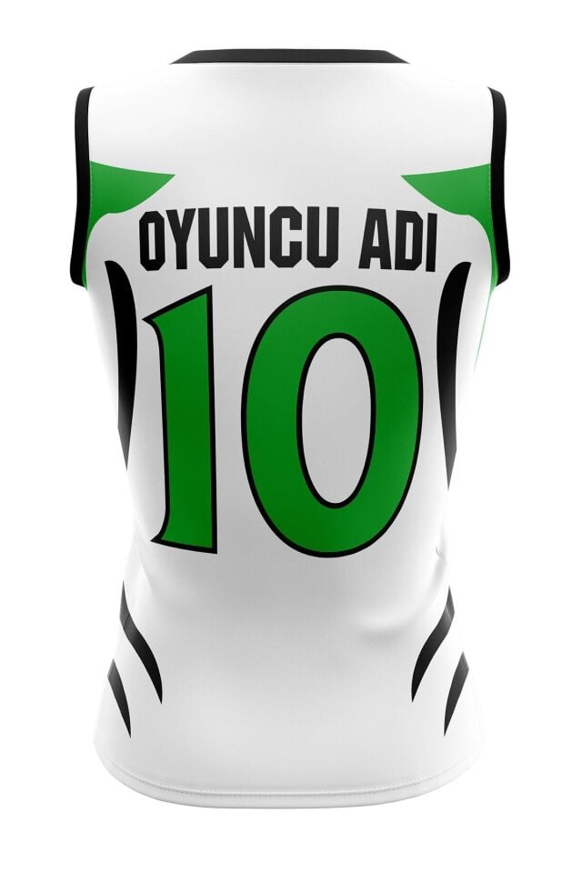 Voleybol Forması Model 722 - Kişiye Özel Isim Ve Numara Yazılabilir, Dijital Baskı Tasarım Tek Üst