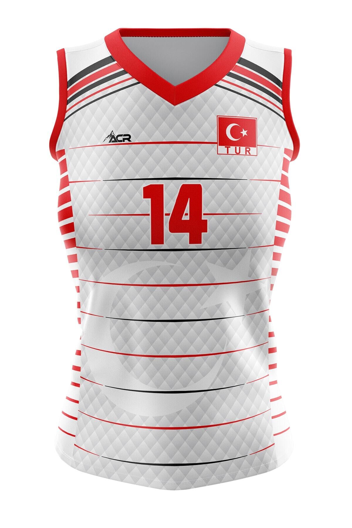 Voleybol Forması Sultan Model-kişiye Özel Isim Ve Numara Yazılabilir, Dijital Baskı Tasarım Tek Üst