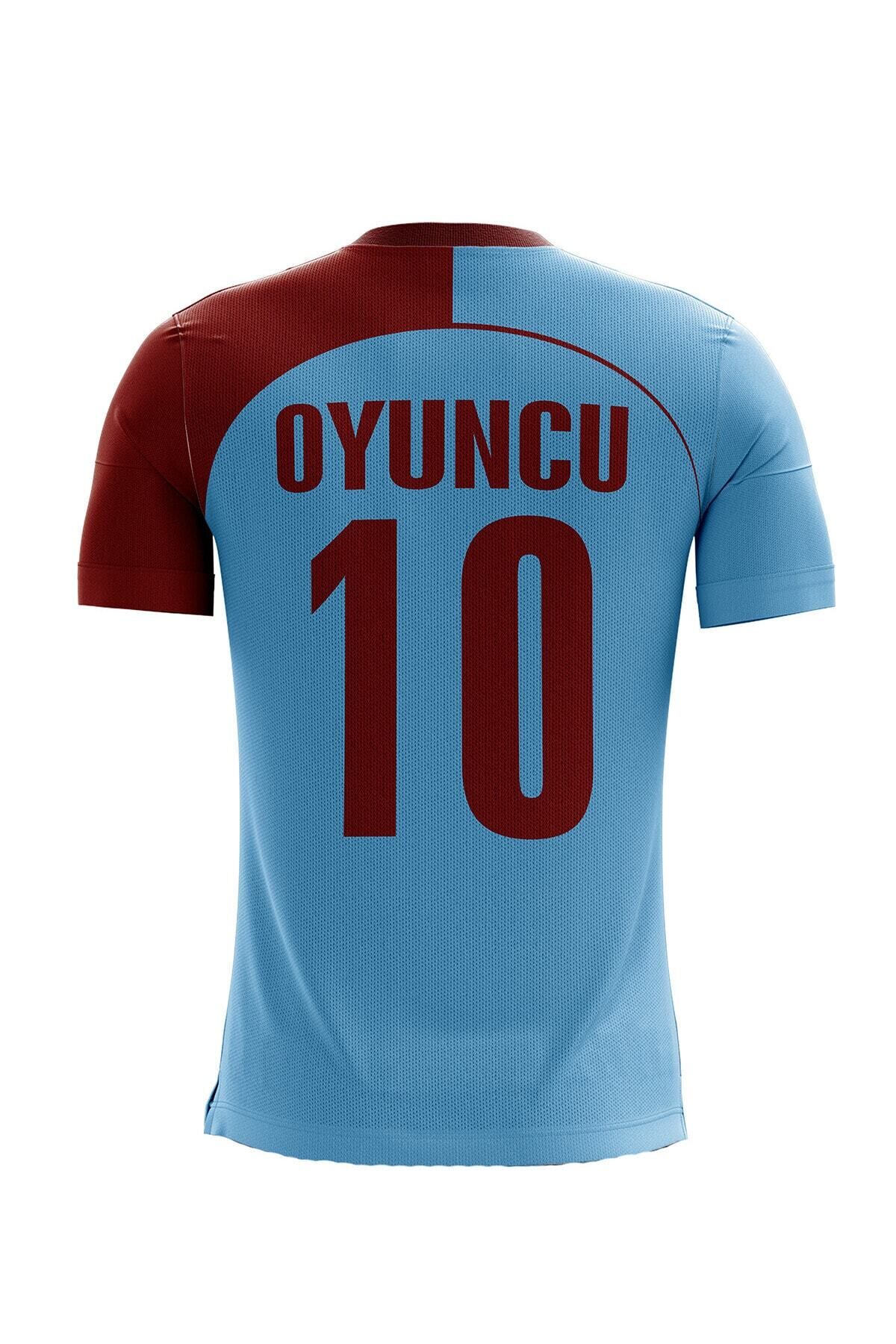 Futbol Forması Tek Üst Şimşek Model - Kişiye Özel Isim Ve Numara Yazılabilir, Dijital Baskı Tasarım Bordo Mavi - 0-1 Yaş